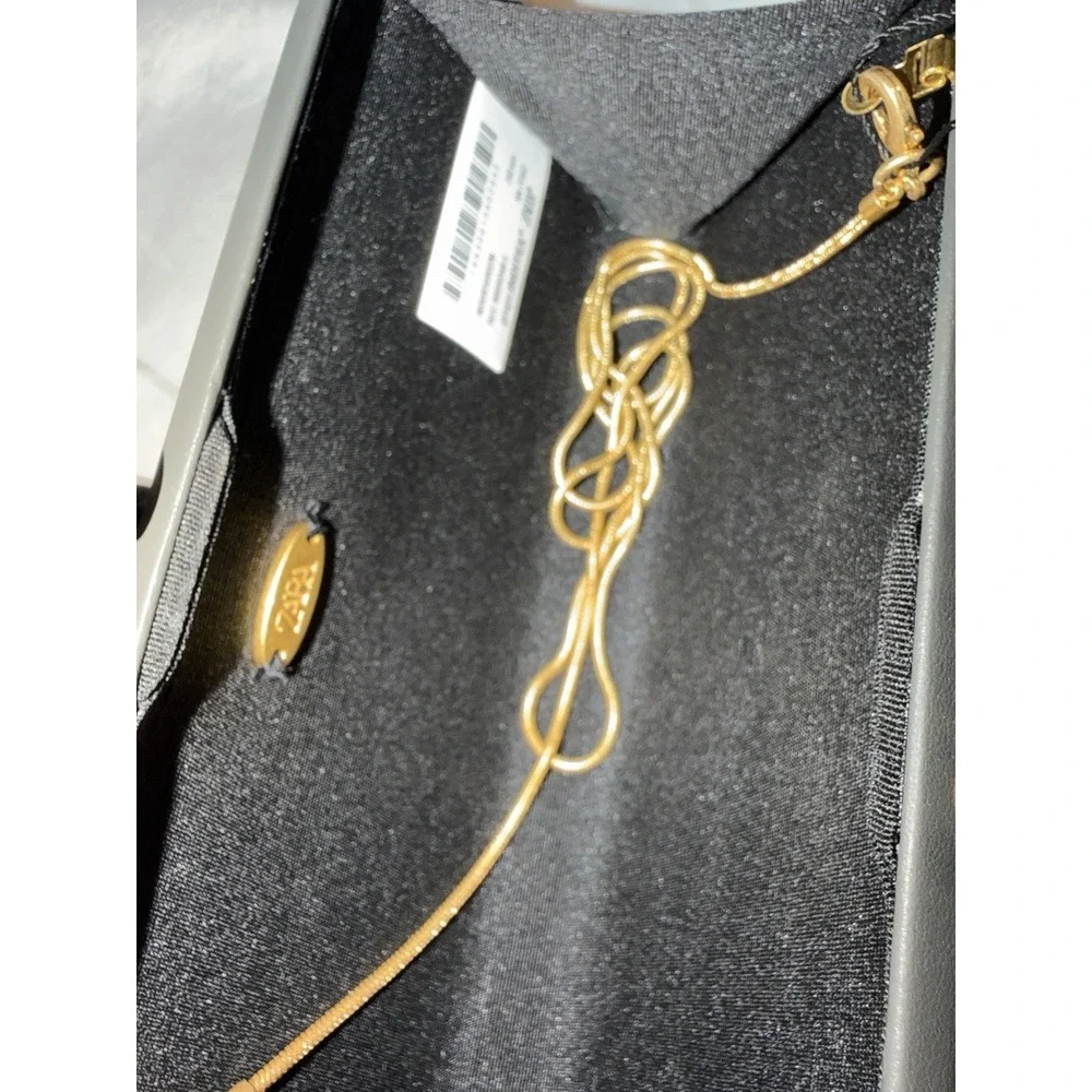 Zara Gray Gold Silver Rigid Clutch‎ Purse Crossbody Luxury Tik Tok